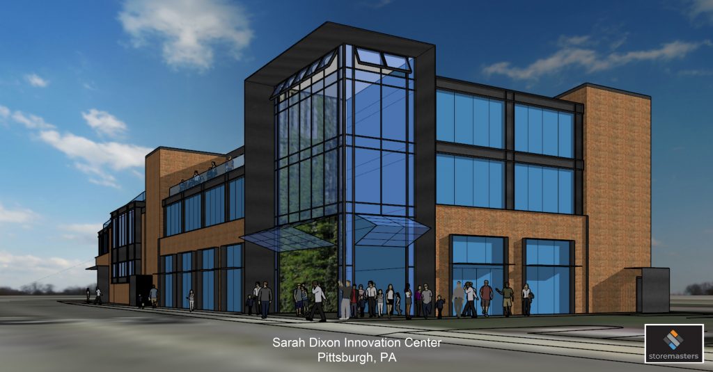 Architectural Rendering of the Sarah Dixon Innovation Center